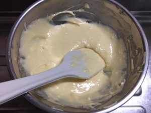 ティラミス（チーズクリームを作る）